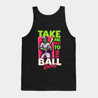 Baseball Halloween Shirt | Take Me Out Ball Game Tank Top